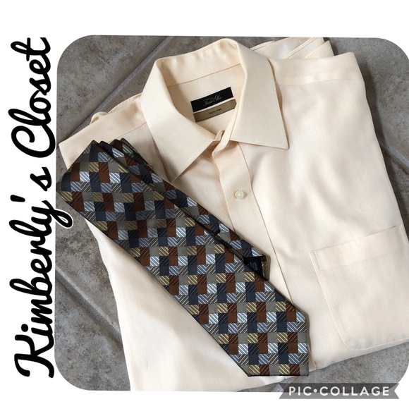 Tasso Elba Other - 🌟TASSO ELBA🌟 Dress Shirt & Tie Bundle